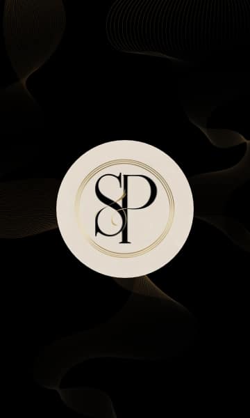 Logo sérénité prestige sur un fond prestigieux